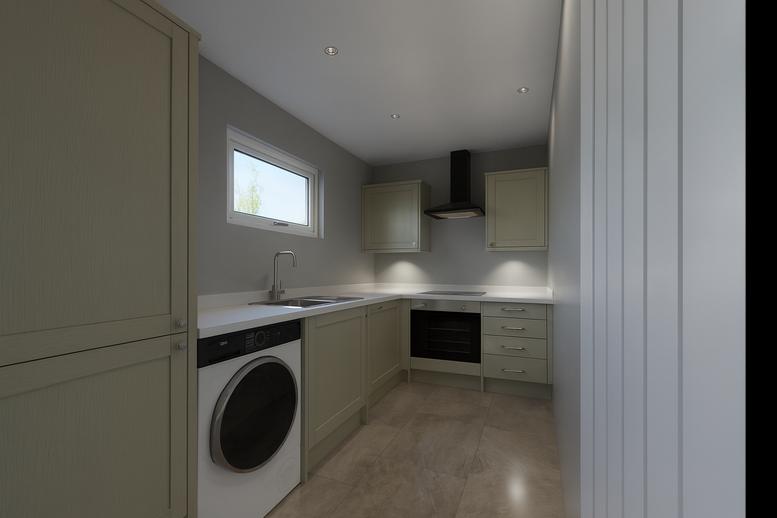 Kitchen side view